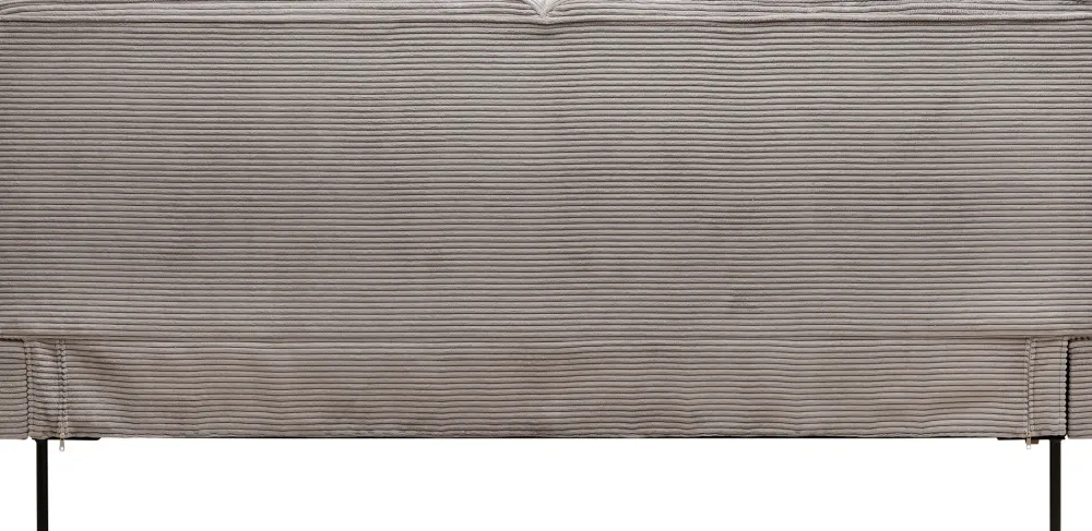 KARE Design Sängyt*East Side Sänky, Vakosamettia, Harmaa 180x200cm