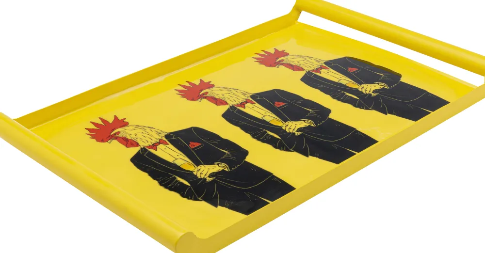 KARE Design Tarjottimet|Keittiö Ja Astiat*Ego Rooster Tarjotin 49x30cm