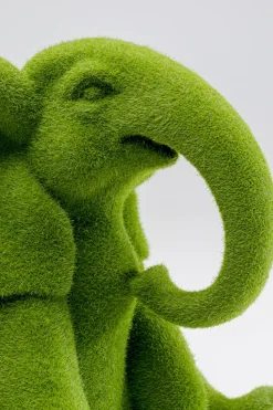 KARE Design Koriste-Esineet*Elephant Flock Elefantti Koriste-esine Vihreä 18cm