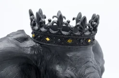 KARE Design Koriste-Esineet*Elephant Royal Elefantti Koriste-esine Musta 57cm