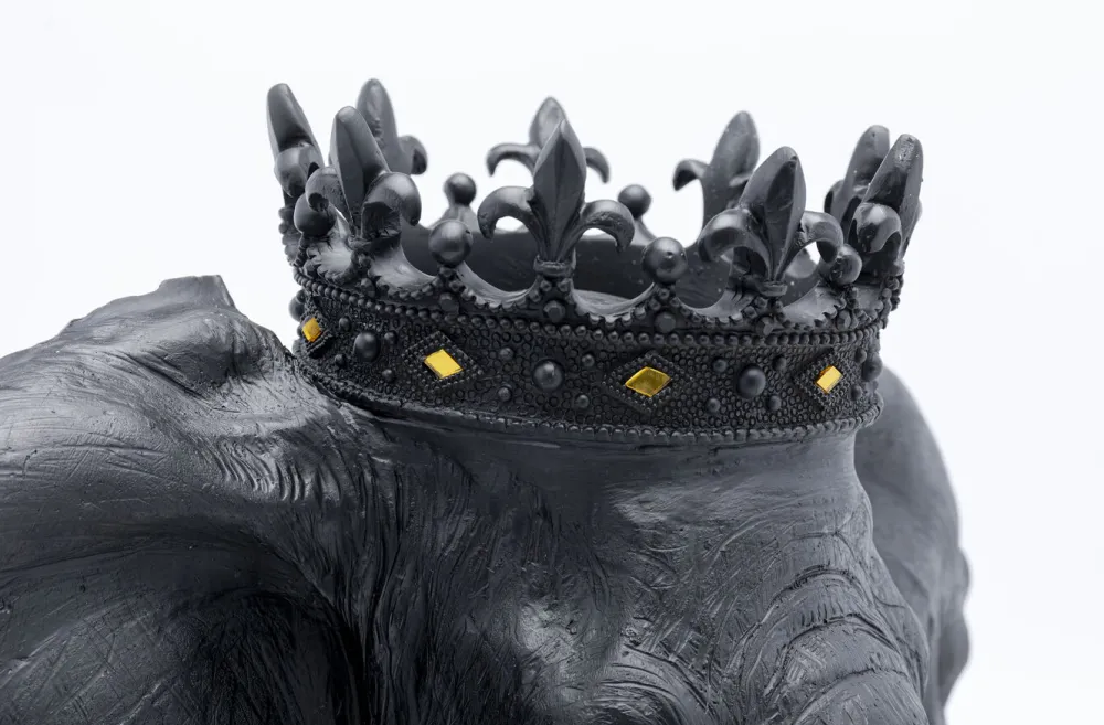 KARE Design Koriste-Esineet*Elephant Royal Elefantti Koriste-esine Musta 57cm