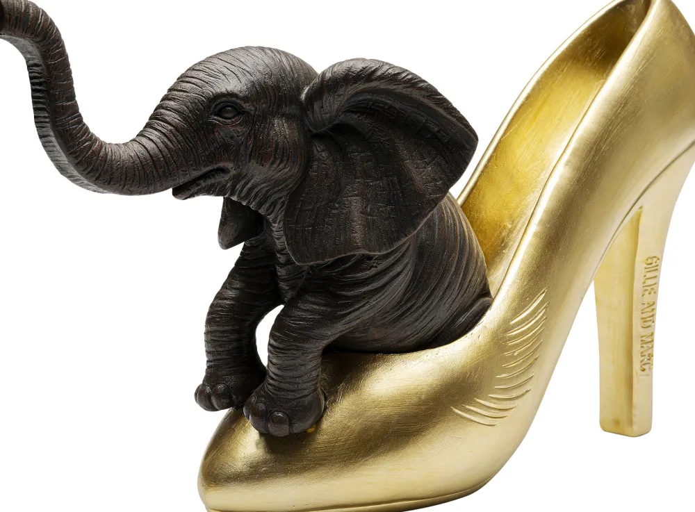 KARE Design Koriste-Esineet*Elephant Shoe Fetish Elefantti Koriste-esine 34cm