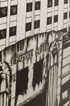 KARE Design Taulut|Olohuone*Empire State Mirror Kehystetty Taulu/peili 77x130cm