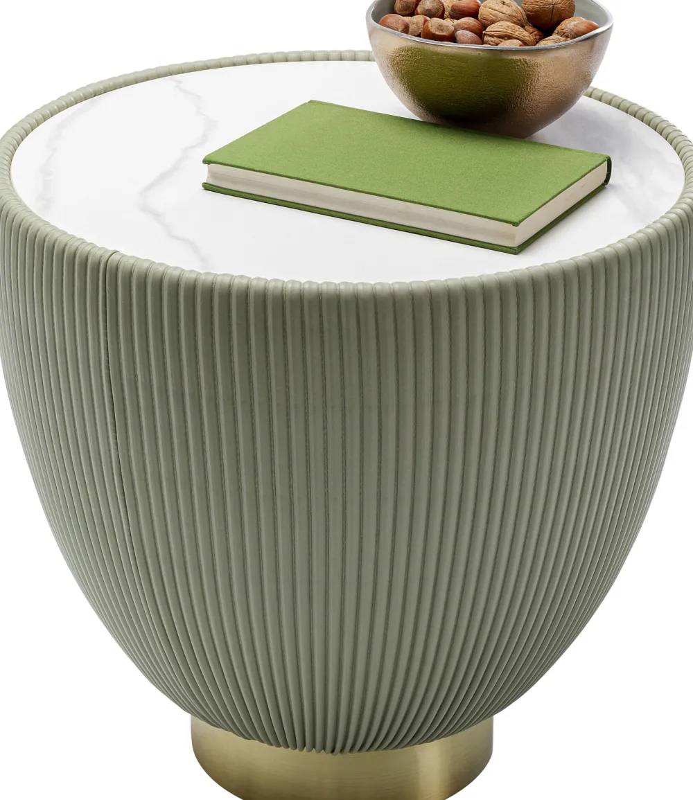 KARE Design Sohvapöydät*Endless Vegas Sivupöytä, Vihreä Ø47cm