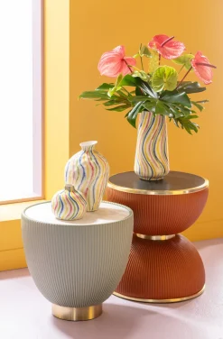 KARE Design Sohvapöydät*Endless Vegas Sivupöytä, Vihreä Ø47cm