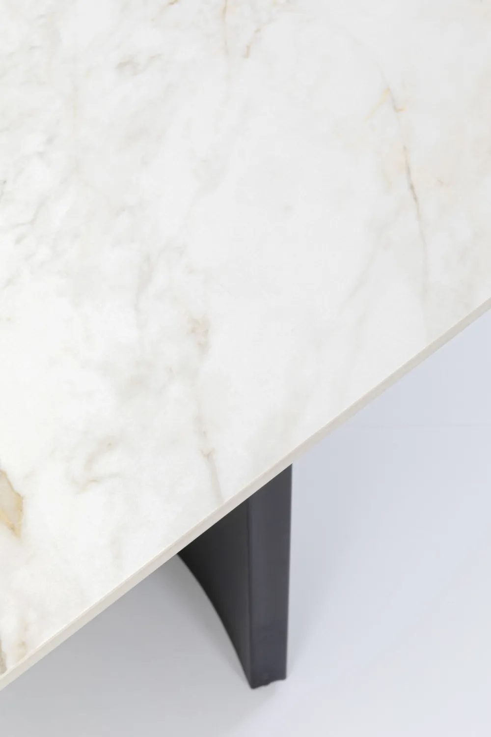 KARE Design Pöydät*Eternity Oho Pöytä, Musta, Keraaminen Pöytälevy 180x90cm