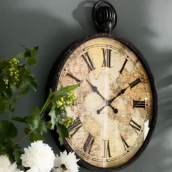 KARE Design Kellot*European Map Seinäkello 96cm