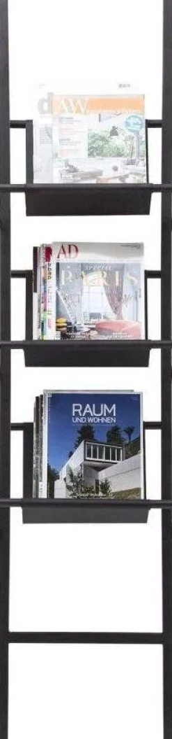 KARE Design Lehtitelineet*Exposition Lehtiteline, Metalli, Musta 174cm