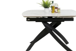 KARE Design Pöydät*Extension Table Twist Onyx 120(30+30)x90cm