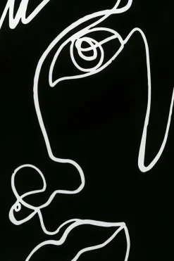 KARE Design Taulut*Faccia Arte Drawing Kasot Kehystetty Taulu Musta 150x100cm