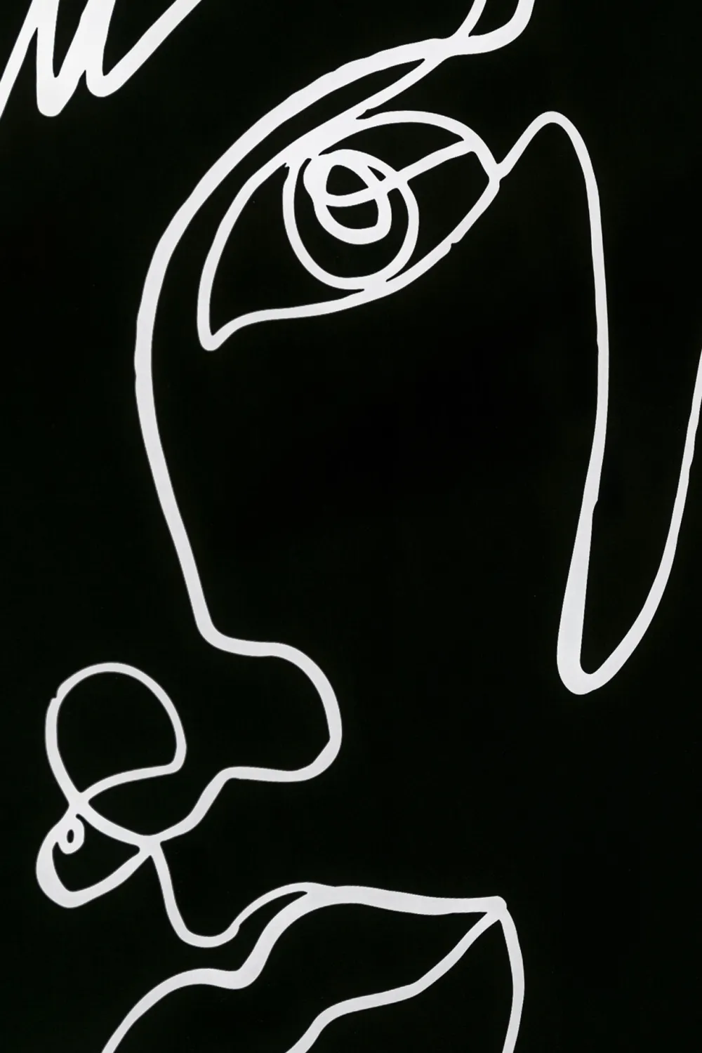 KARE Design Taulut*Faccia Arte Drawing Kasot Kehystetty Taulu Musta 150x100cm