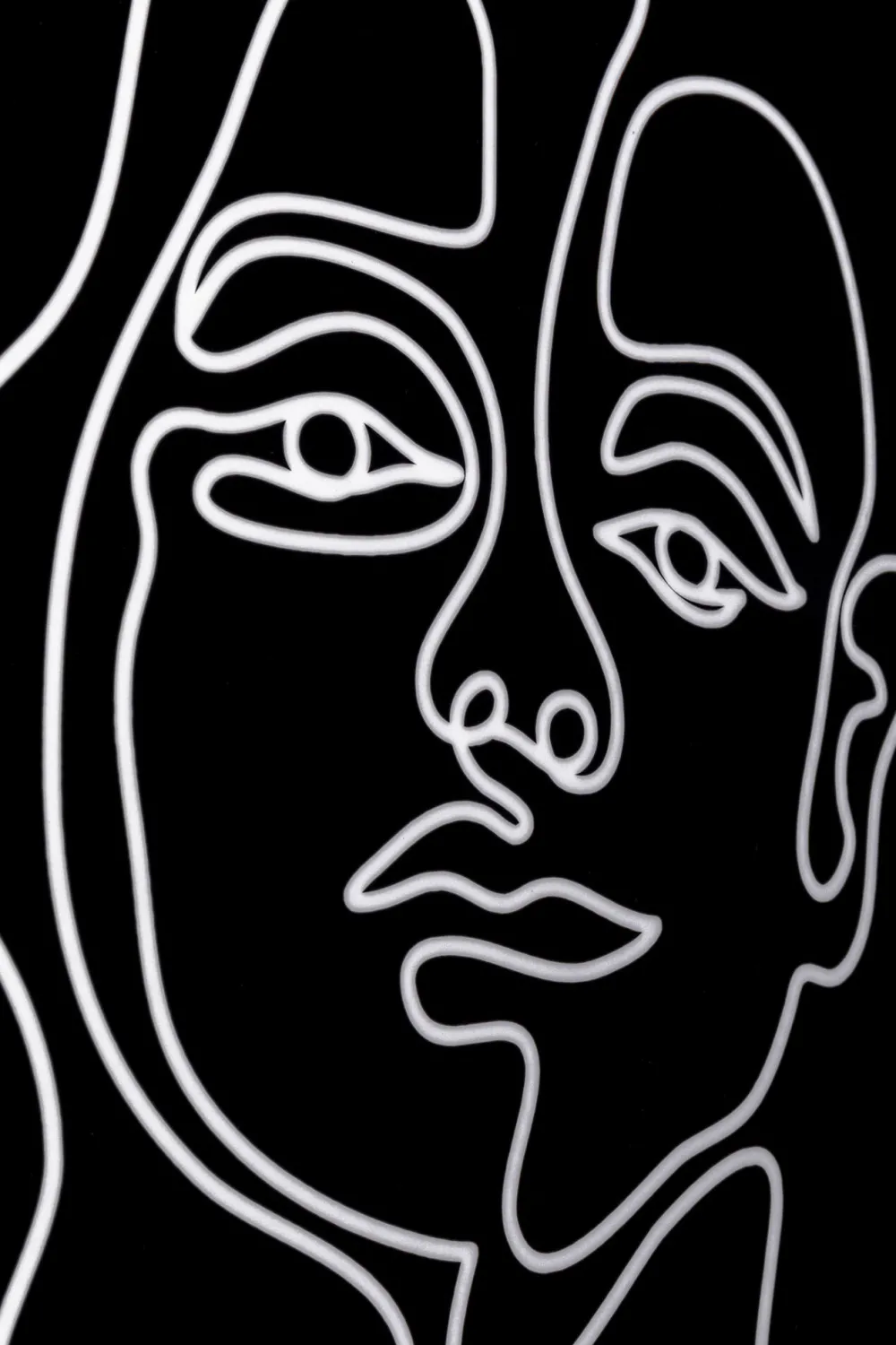 KARE Design Taulut*Faccia Arte Woman Kasvot Kehystetty Taulu 60x80cm