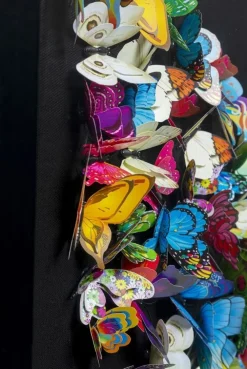 KARE Design Taulut*Farfalla Perhonen Seinäkoriste, Taulu 120x120cm