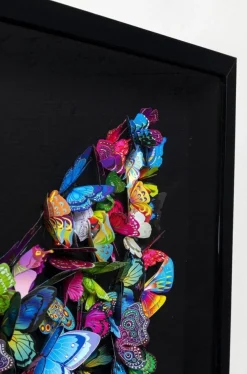 KARE Design Taulut*Farfalla Perhonen Seinäkoriste, Taulu 120x120cm