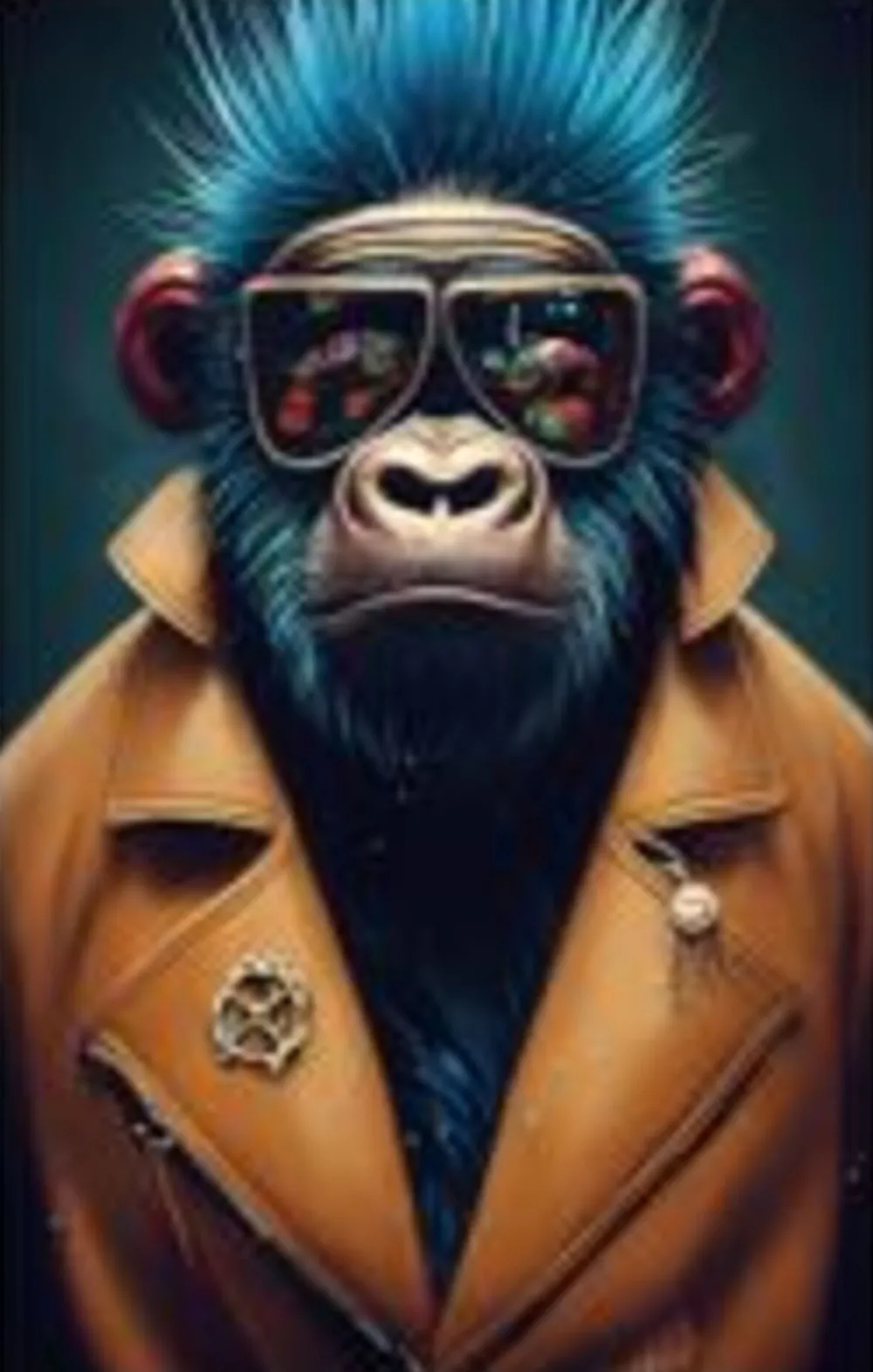 KARE Design Taulut*Fashion Gorilla Lasitaulu 60x80cm