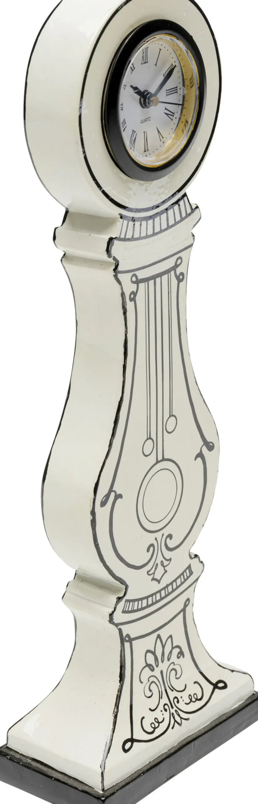 KARE Design Kellot*Favola Pöytäkello Valkoinen 9x26cm