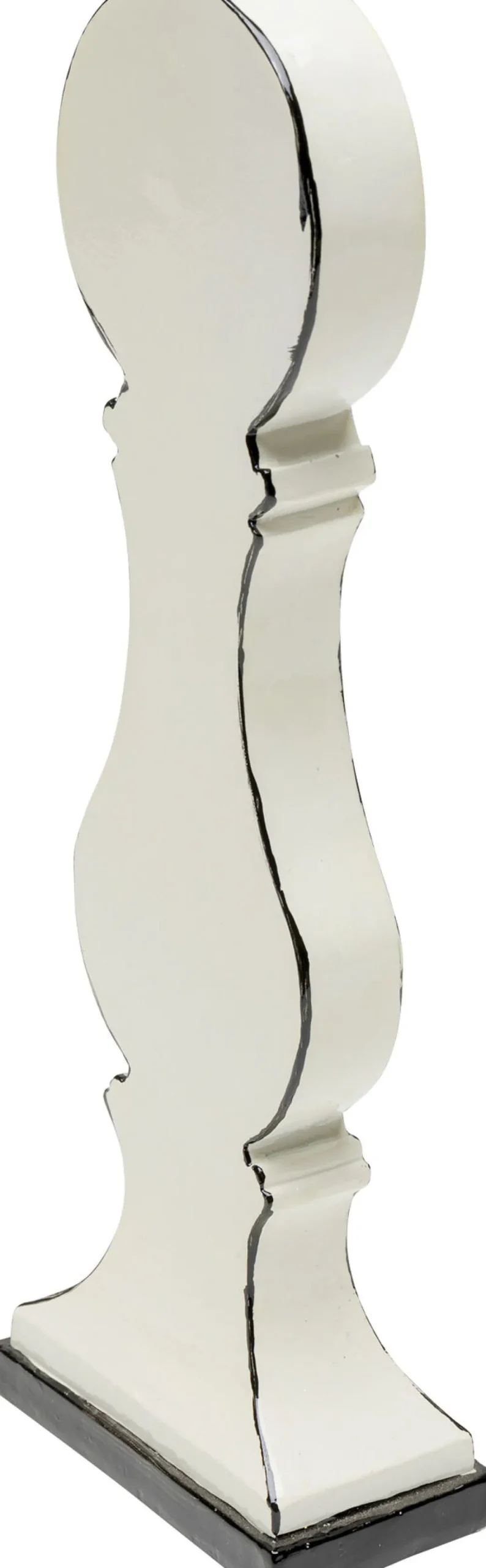 KARE Design Kellot*Favola Pöytäkello Valkoinen 9x26cm