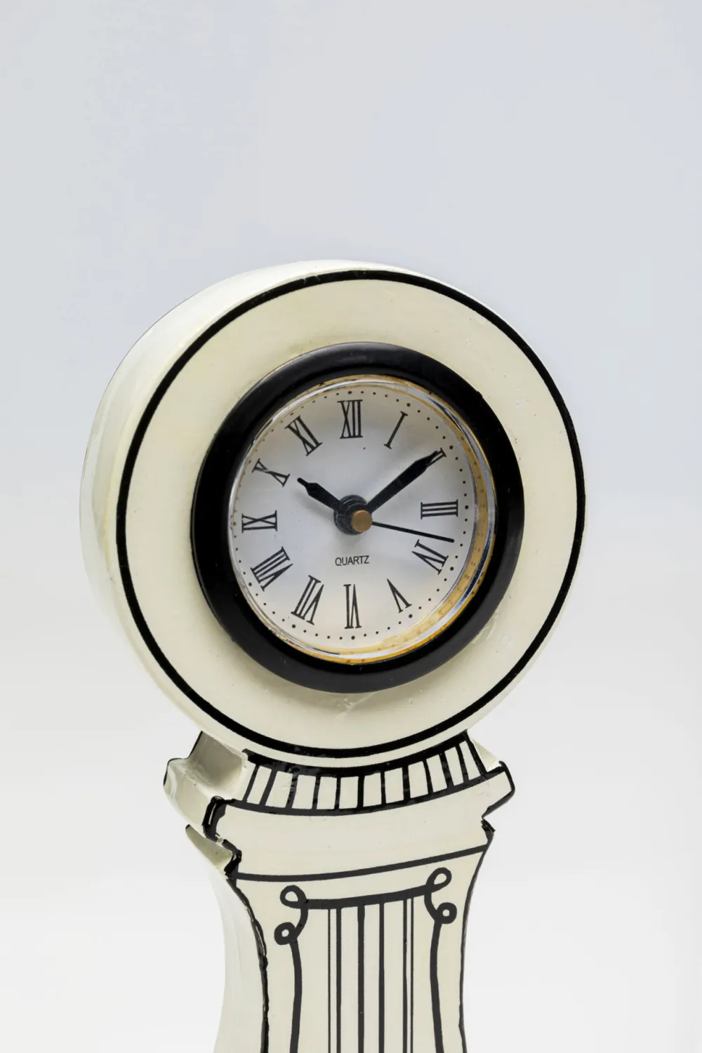 KARE Design Kellot*Favola Pöytäkello Valkoinen 9x26cm