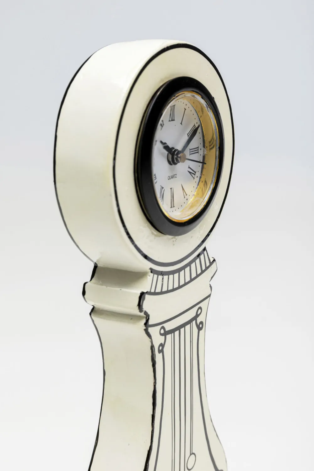 KARE Design Kellot*Favola Pöytäkello Valkoinen 9x26cm