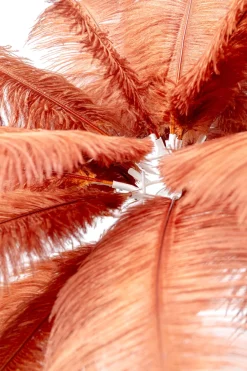 KARE Design Pöytävalaisimet*Feather Palm Pöytävalaisin, Ruosteenpunainen 60cm