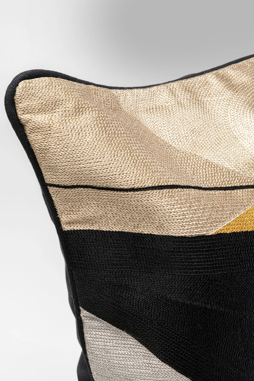 KARE Design Sisustustyynyt|Olohuone*Fields Yellow Tyyny Monivärinen 50x50cm