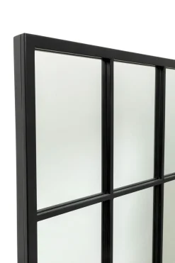 KARE Design Peilit*Finestra Seinäpeili, Metallia, Musta 60x140cm