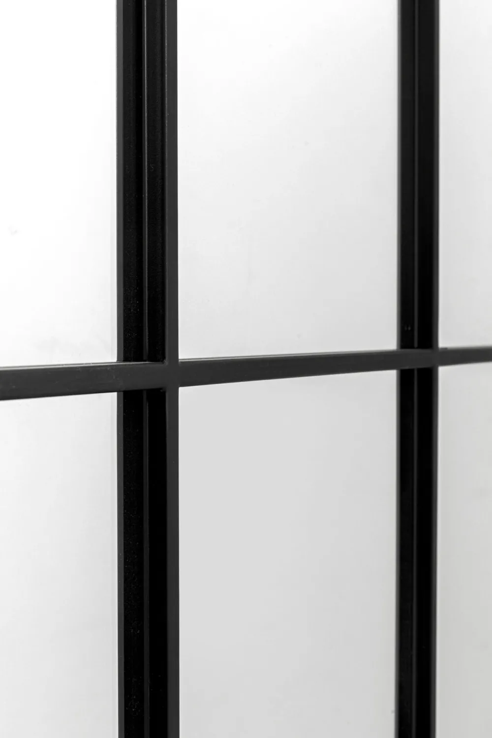 KARE Design Peilit*Finestra Seinäpeili, Metallia, Musta 90x180cm