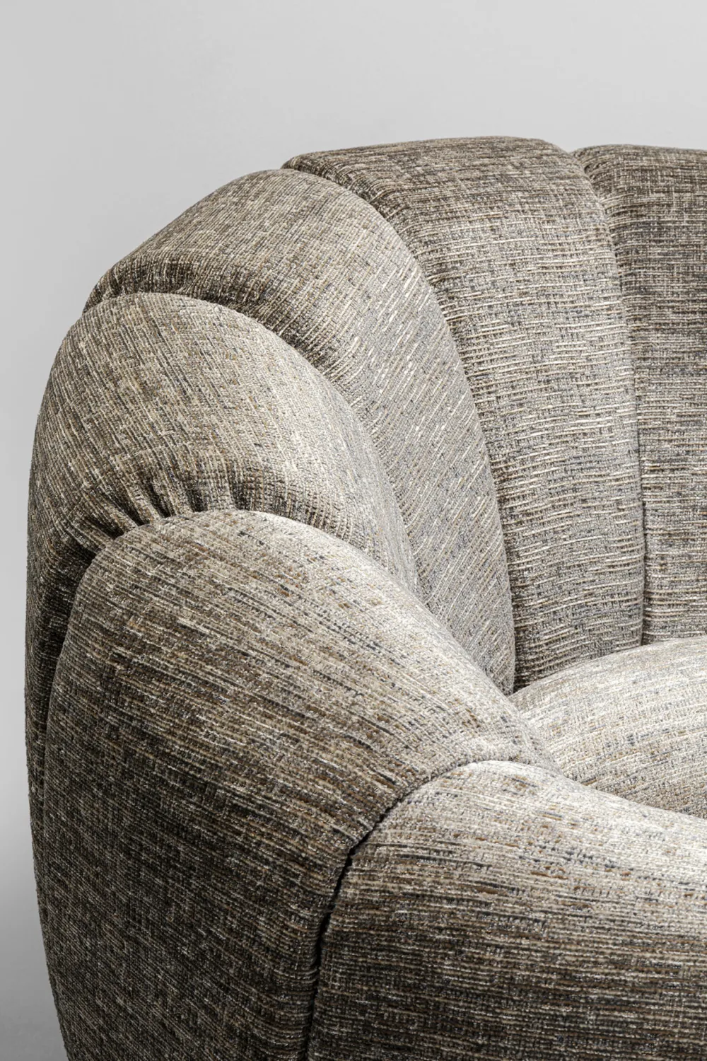 KARE Design Nojatuolit*Fiori Kääntyvä Nojatuoli Harmaa