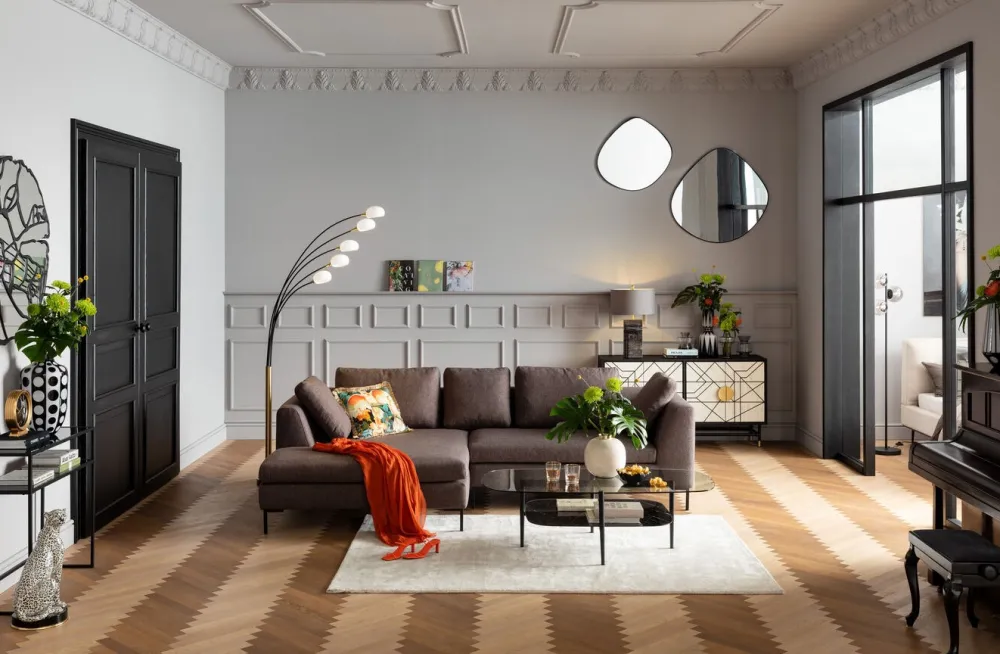 KARE Design Lattiavalaisimet*Five Fingers Duo Lattiavalaisin