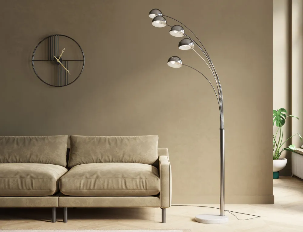 KARE Design Lattiavalaisimet*Five Fingers Economy Lattiavalaisin