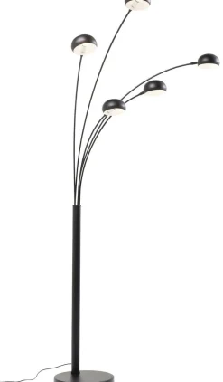 KARE Design Lattiavalaisimet*Five Fingers Lattiavalaisin, Matta Musta