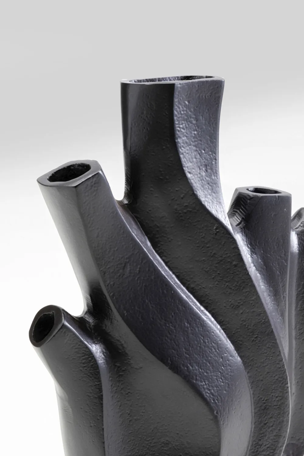 KARE Design Maljakot*Flame Maljakko Musta 25cm