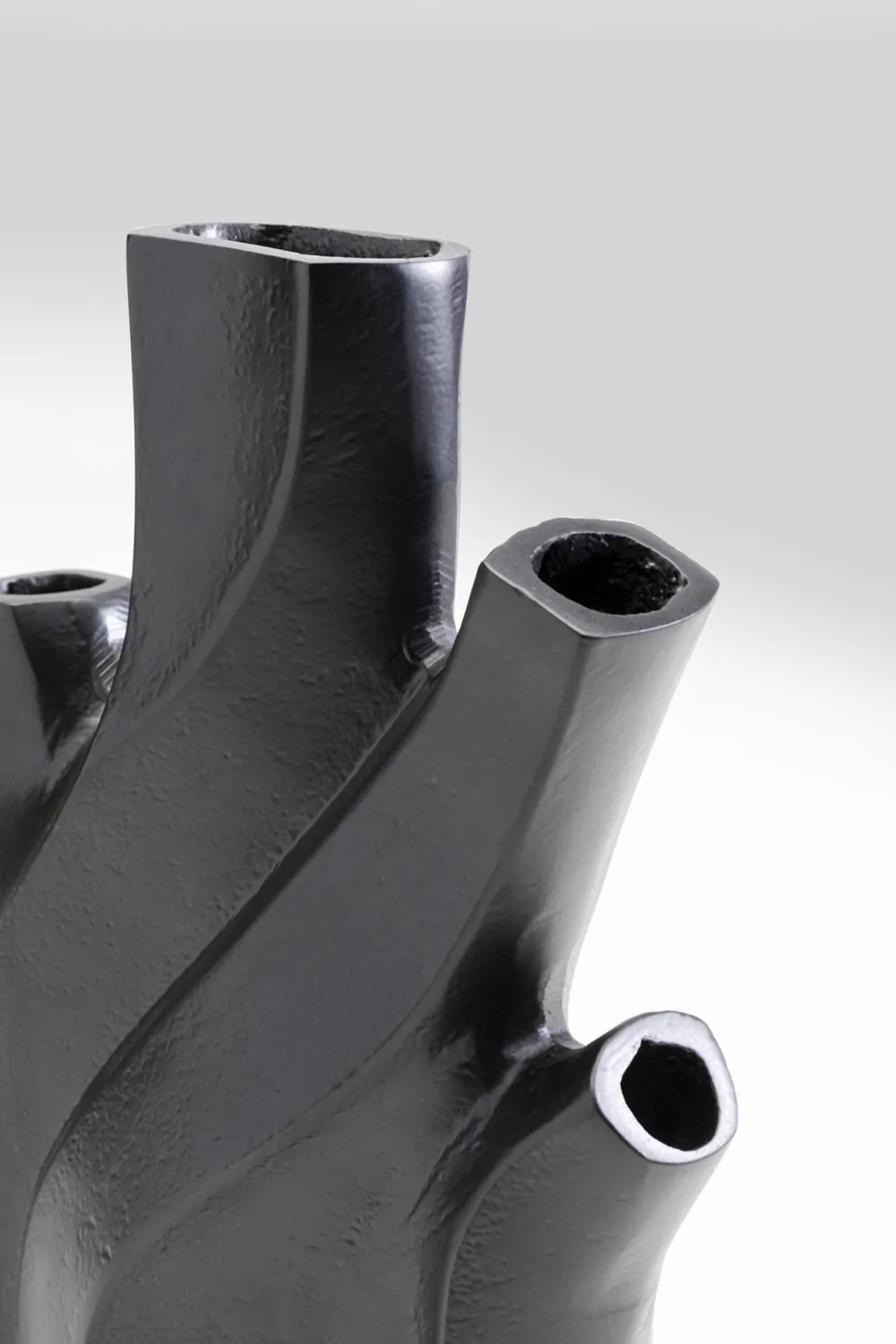 KARE Design Maljakot*Flame Maljakko Musta 25cm