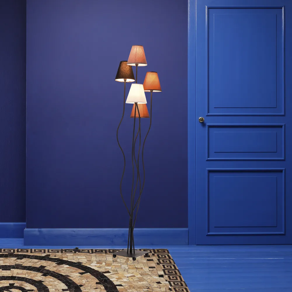 KARE Design Lattiavalaisimet*Flexible Mocca Cinque Lattiavalaisin