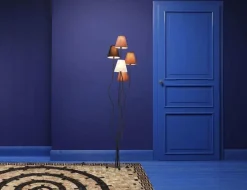 KARE Design Lattiavalaisimet*Flexible Mocca Cinque Lattiavalaisin