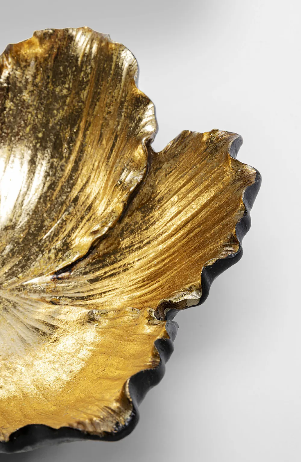 KARE Design Kulhot*Flower Bloom Deco Kulho, Musta/kulta Ø20cm