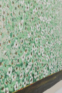 KARE Design Taulut*Flower Boat Canvas Taulu - Beige, Vihreä 80x100cm