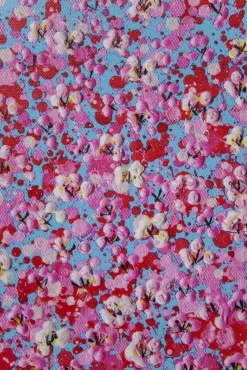 KARE Design Taulut*Flower Boat Taulu Sininen/pinkki 120x160cm