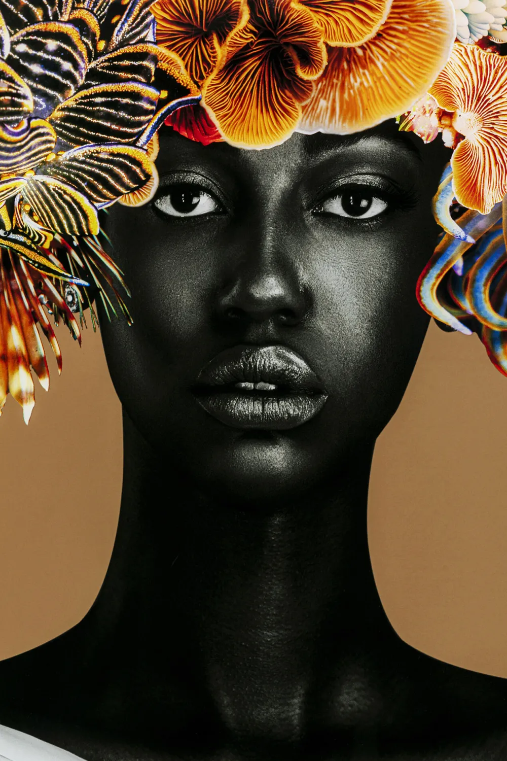 KARE Design Taulut*Flower Hair Kukka Hiukset 120x120cm