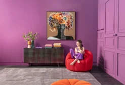 KARE Design Taulut*Flower Hair Kukka Hiukset 120x120cm