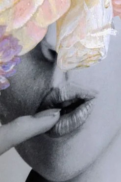 KARE Design Taulut*Flower Lady Pastel Taulu 117x154cm