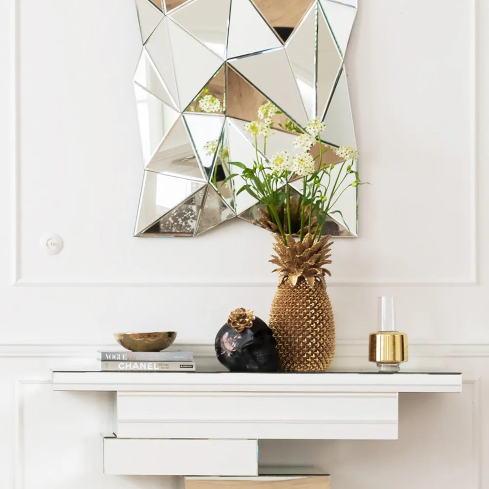 KARE Design Koriste-Esineet*Flower Skull Pääkallo Koriste-esine 22cm