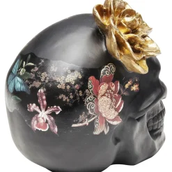 KARE Design Koriste-Esineet*Flower Skull Pääkallo Koriste-esine 22cm