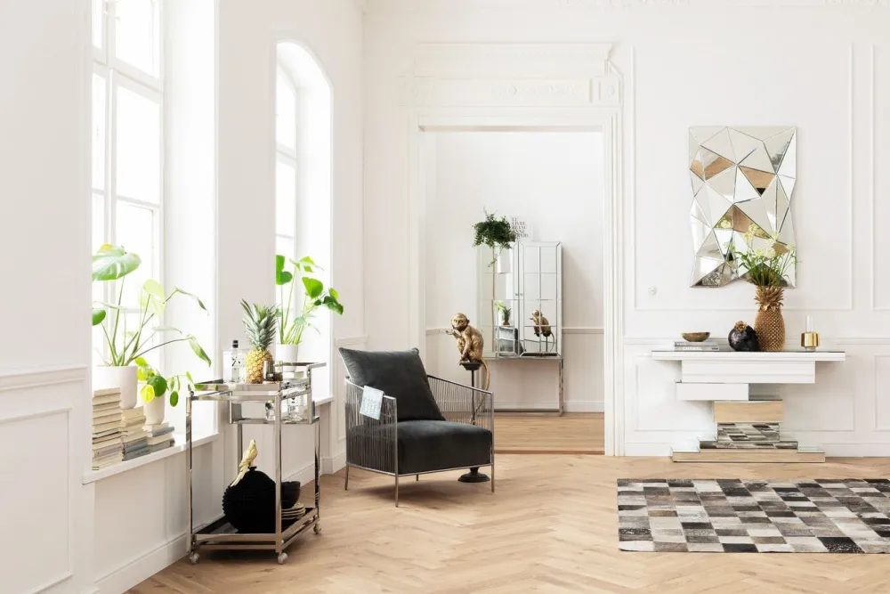 KARE Design Koriste-Esineet*Flower Skull Pääkallo Koriste-esine 22cm