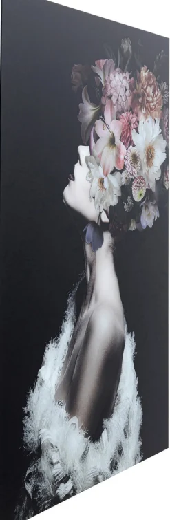 KARE Design Taulut*Flowery Beauty Lasitaulu 80x120cm