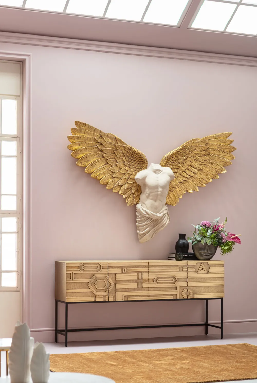 KARE Design Seinäkoristeet*Gab Angel Seinäkoriste 208x136cm