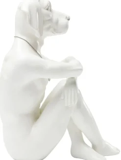 KARE Design Koriste-Esineet*Gangster Dog Koira Koriste-esine, Kermanvärinen