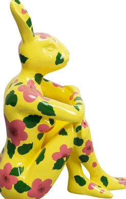 KARE Design Jalalliset Koriste-Esineet*Gangster Rabbit Jänis Koriste-esine Keltainen 80cm
