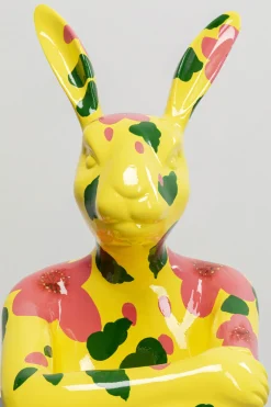 KARE Design Jalalliset Koriste-Esineet*Gangster Rabbit Jänis Koriste-esine Keltainen 80cm