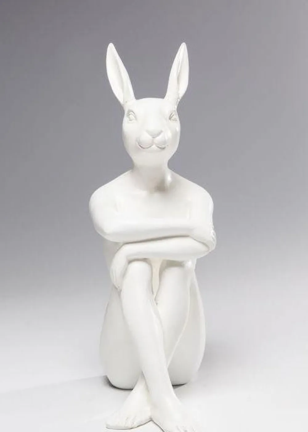 KARE Design Koriste-Esineet*Gangster Rabbit Koriste-esine, Valkoinen
